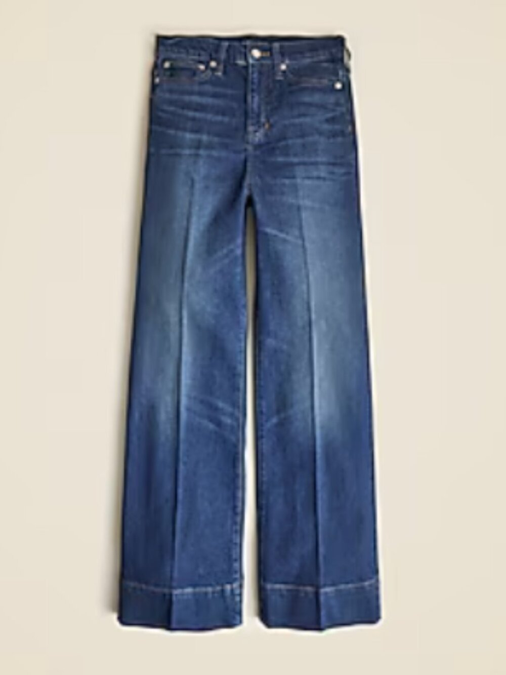 J. Crew High-rise denim trouser jean in Henry Louie Wash sz. 30